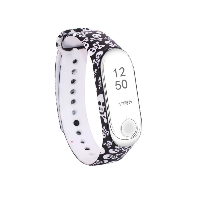 19 FIFATA для Xiaomi Mi Band 4 камуфляжная Замена для силиконового ремешка браслет на запястье умные аксессуары для Xiaomi Mi Band 3 - Цвет: 19