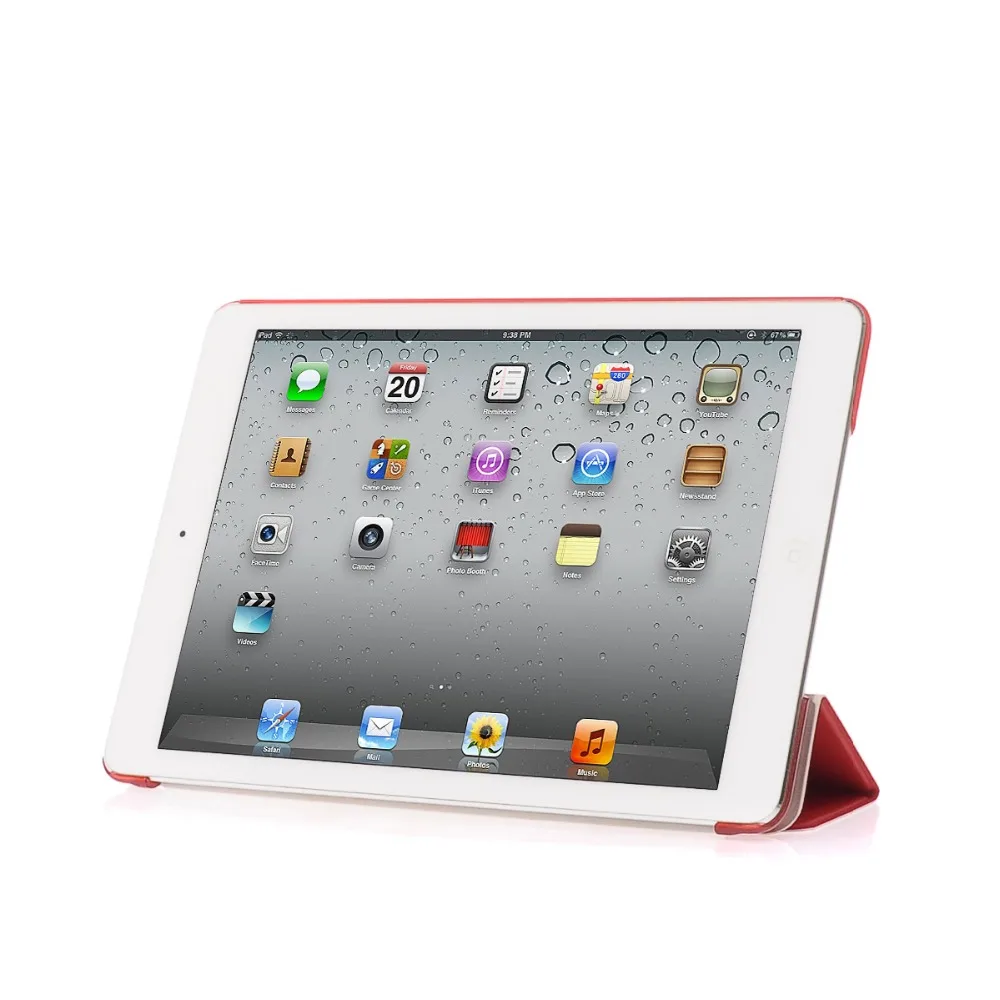 GOOYIYO-для нового iPad 9 7 2017 2018 чехол из искусственной кожи матовая задняя защитная