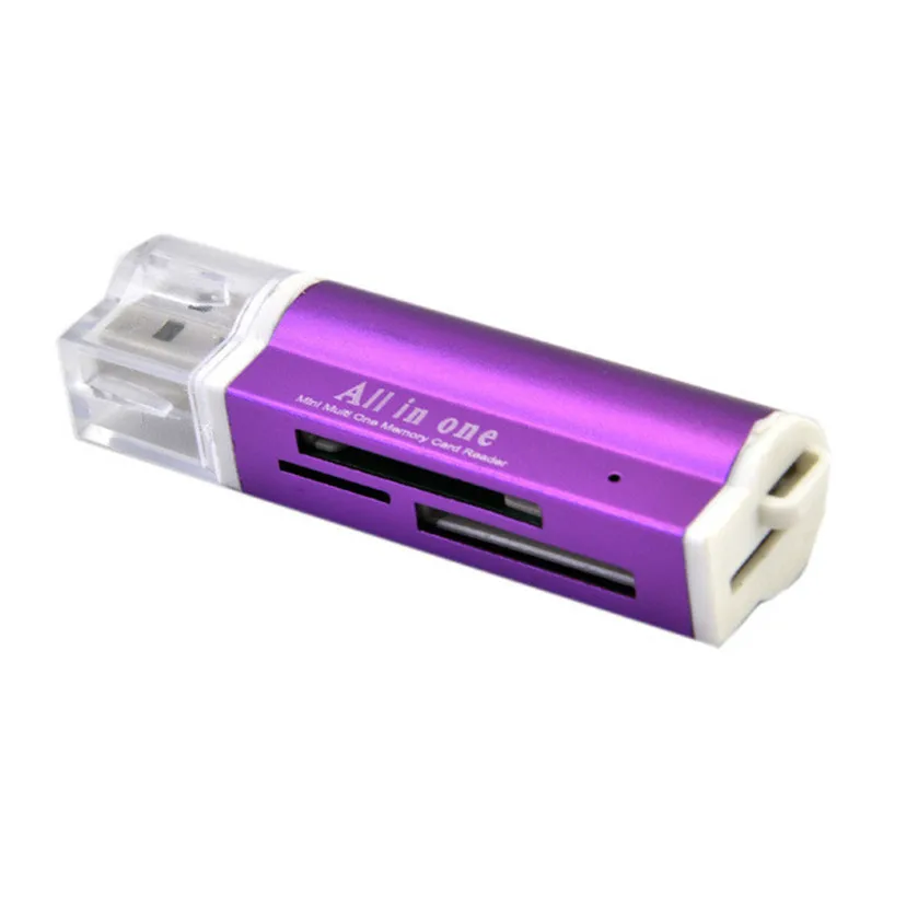 Популярный бренд для Micro SD SDHC TF M2 MMC MS PRO DUO все в 1 USB 2 0 Мульти устройство чтения карт
