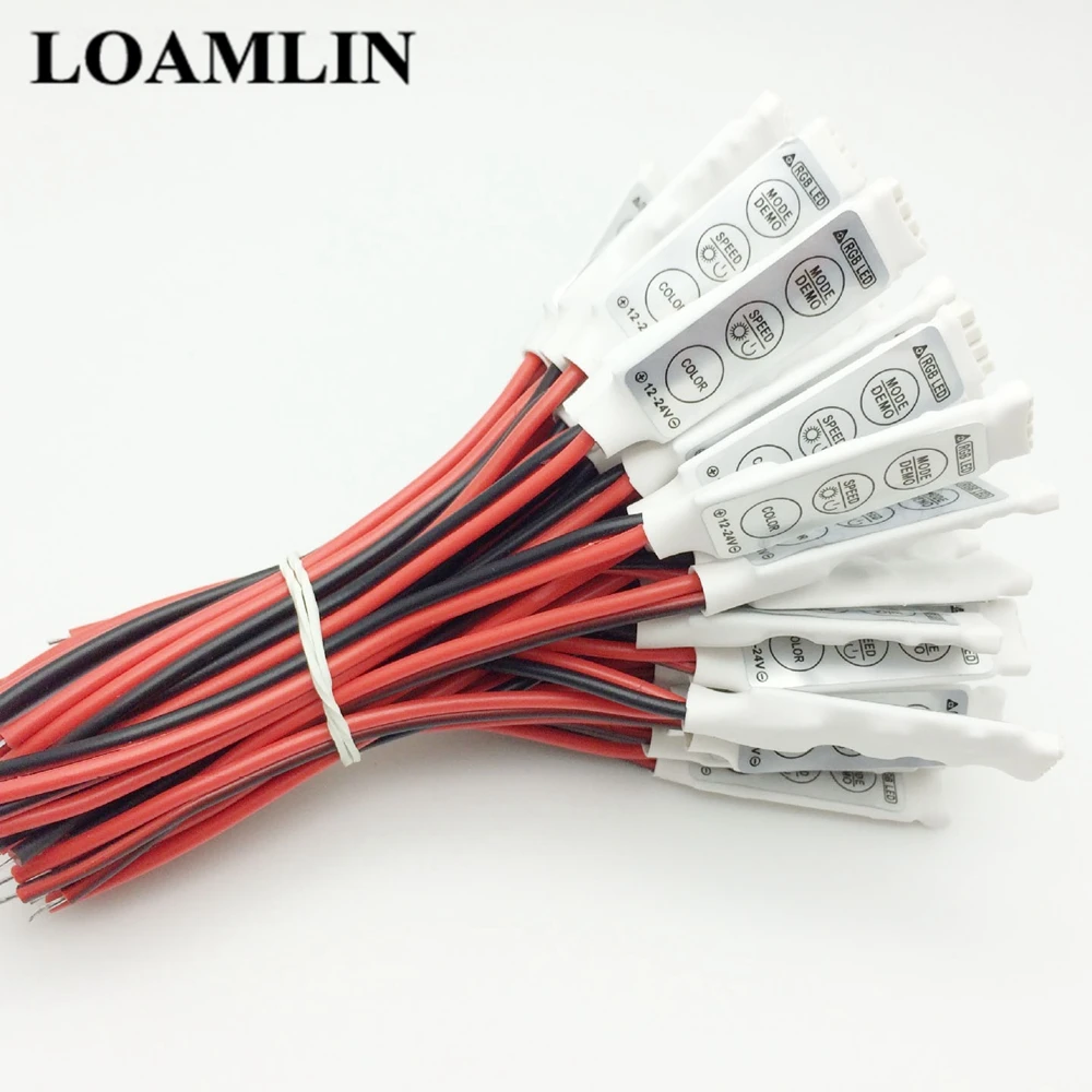 Мини контроллер для светодиодных лент RGB 3 клавиши|Контролеры RGB| |