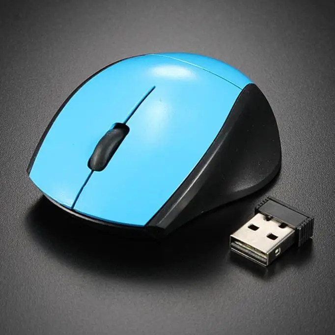 Беспроводная оптическая USB Мышь 2 4 ГГц с 3 кнопками эргономичная компьютерная