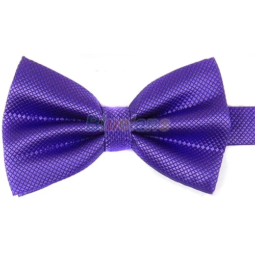 

Mens Pure Plain Bowtie Polyester Pre Tied Wedding Bow Tie More Colors Wholesale 021R 4NBY 7EME 9BR1