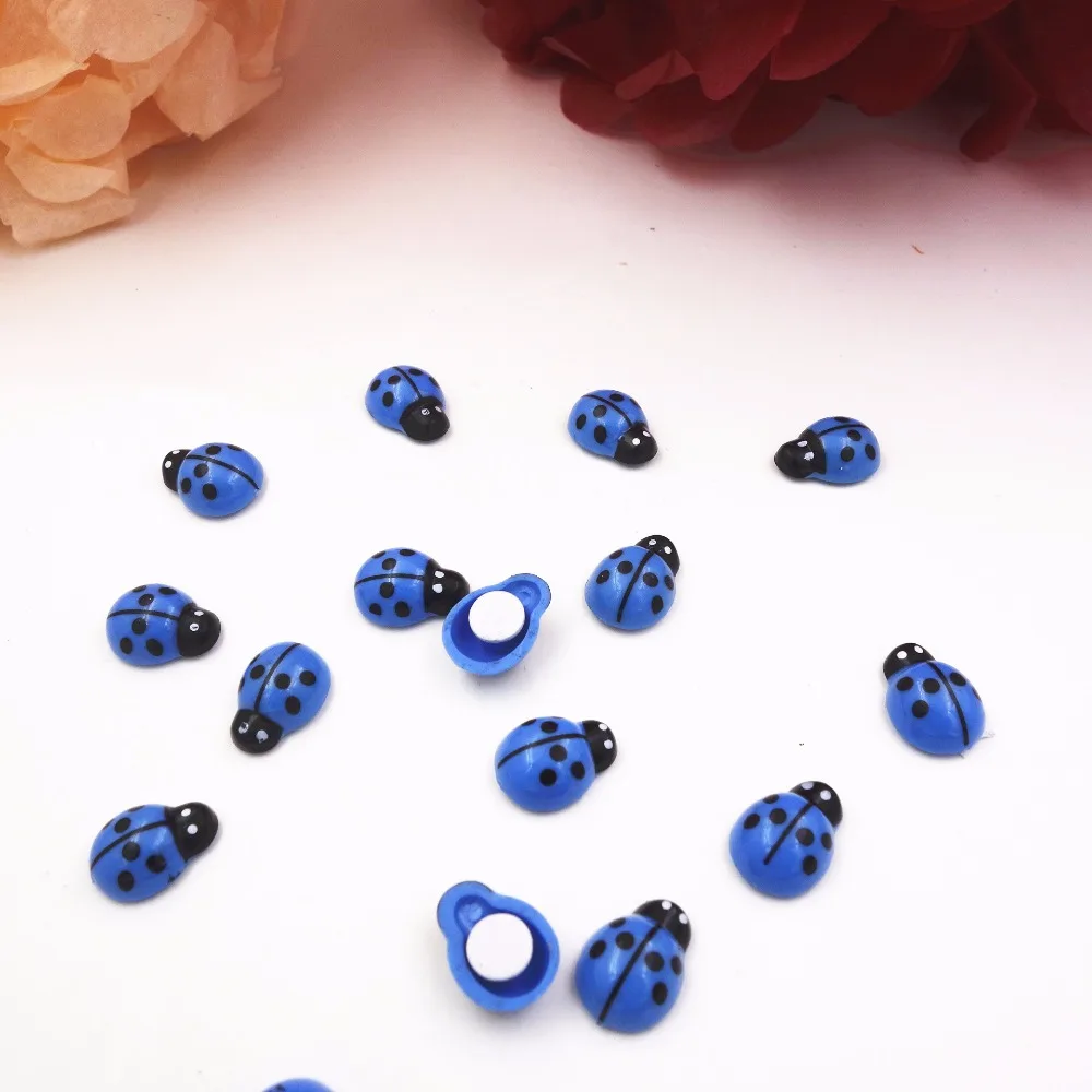 Самоклеящиеся наклейки в виде божьей коровки разных размеров 100 шт.|craft halloween