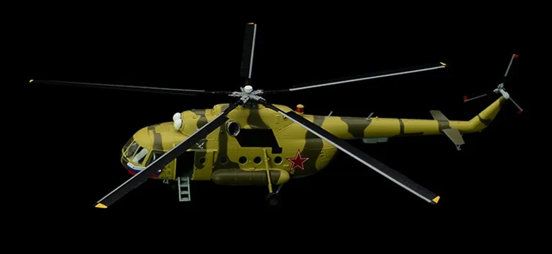 Предварительно построенный 1: 72 Mi-17 Hip советский транспортный вертолет хобби готовая пластиковая модель самолета