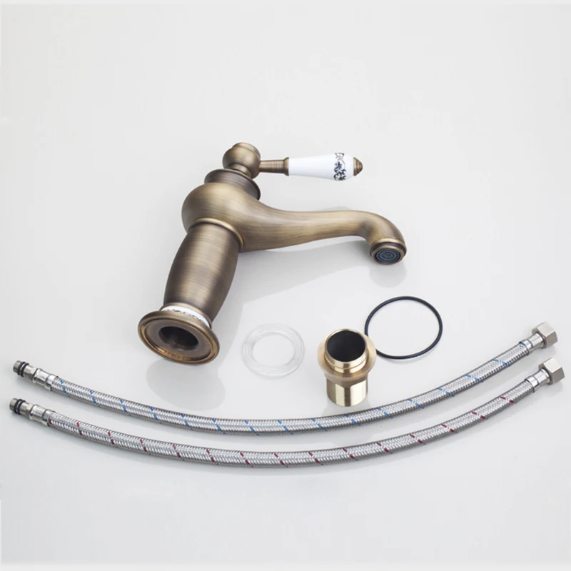 Смеситель для ванной комнаты из латуни с одной ручкой Современный горячей и