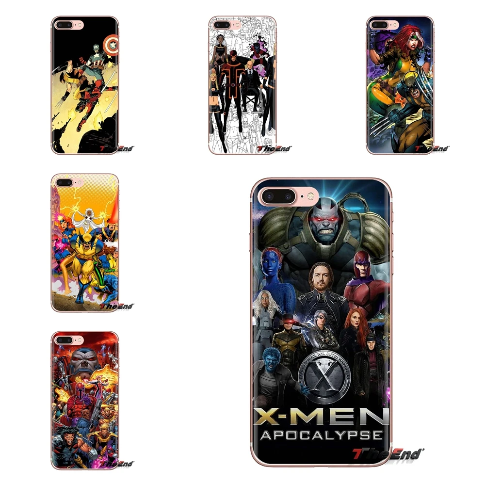 Мужские Силиконовые чехлы Marvel X для Samsung Galaxy S3 S4 S5 Mini S6 S7 Edge S8 S9 S10 Plus Note 3 4 5 8 9 |