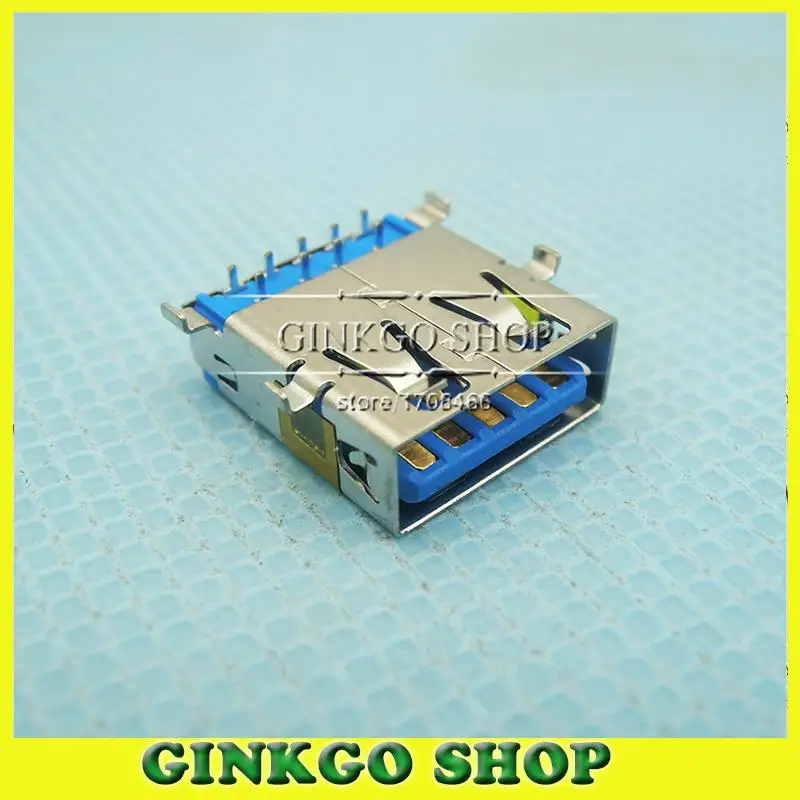 200 шт./лот Оригинальный Новый ноутбук 3 0 USB гнездовой разъем SMT DIP foot для SONY Samsung HP DELL