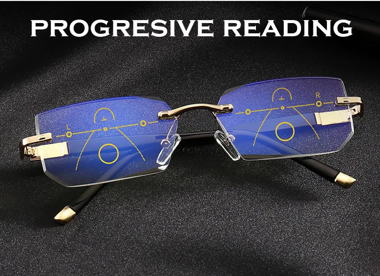 Новые дизайнерские прогрессивные очки для чтения Claravida Hmc 2019 мужчин и женщин