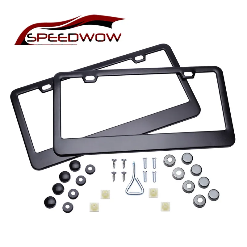 Держатель для номерного знака SPEEDWOW 2 шт. с винтовыми крышками автомобилей