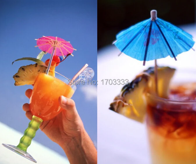 

Wholesale Paper Cocktail Parasols Umbrellas drinks picks wedding Event Party Supplies Holidays luau sticks