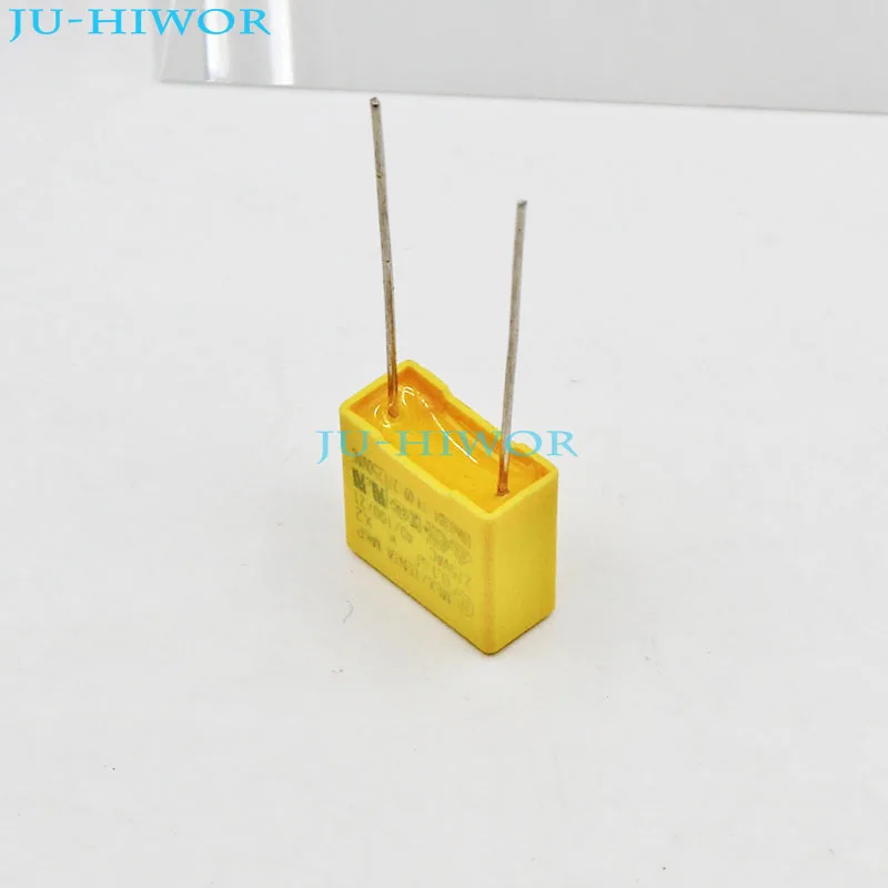 (20 шт./лот) X2 защитного конденсатора (104K 0 1 мкФ 100nF 275V 10% высокого разрешения 10 мм