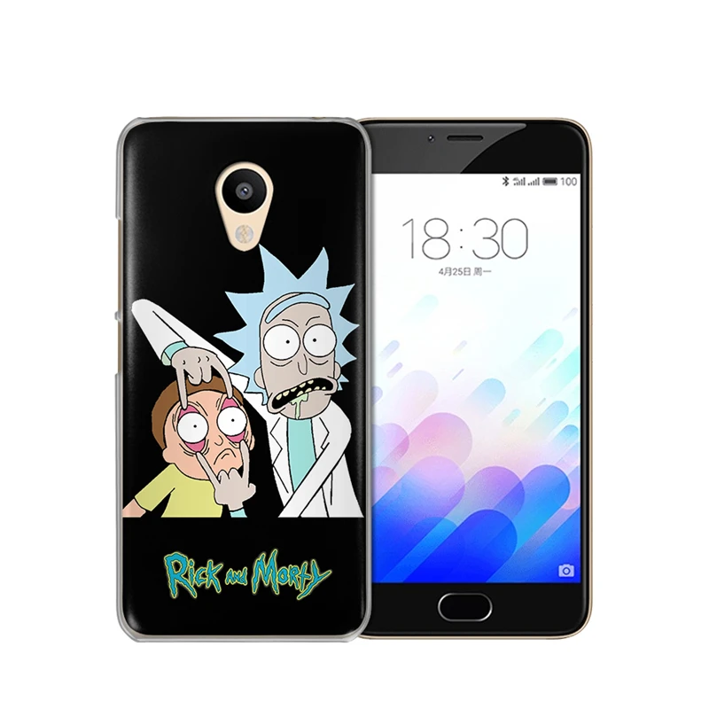 Luxury Rick And Morty Phone Case Cover For Meizu M3S M3 Note M5 M5S M5C M6 U10 U20 Pro 6 16th Soft TPU Silicone Shell capa |