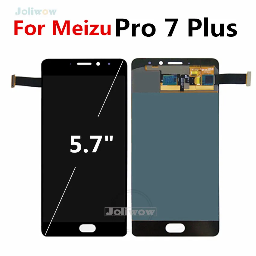 Super AMOLED для Meizu Pro 7 Plus ЖК дисплей с сенсорным экраном дигитайзер полная сборка Pro7