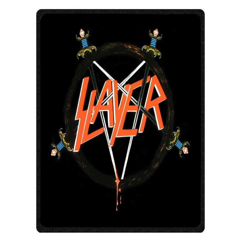 Лето кондиционер одеяло мягкие плюшевые пледы индивидуальные Slayer узор диван автомобиля Путешествия пледы s