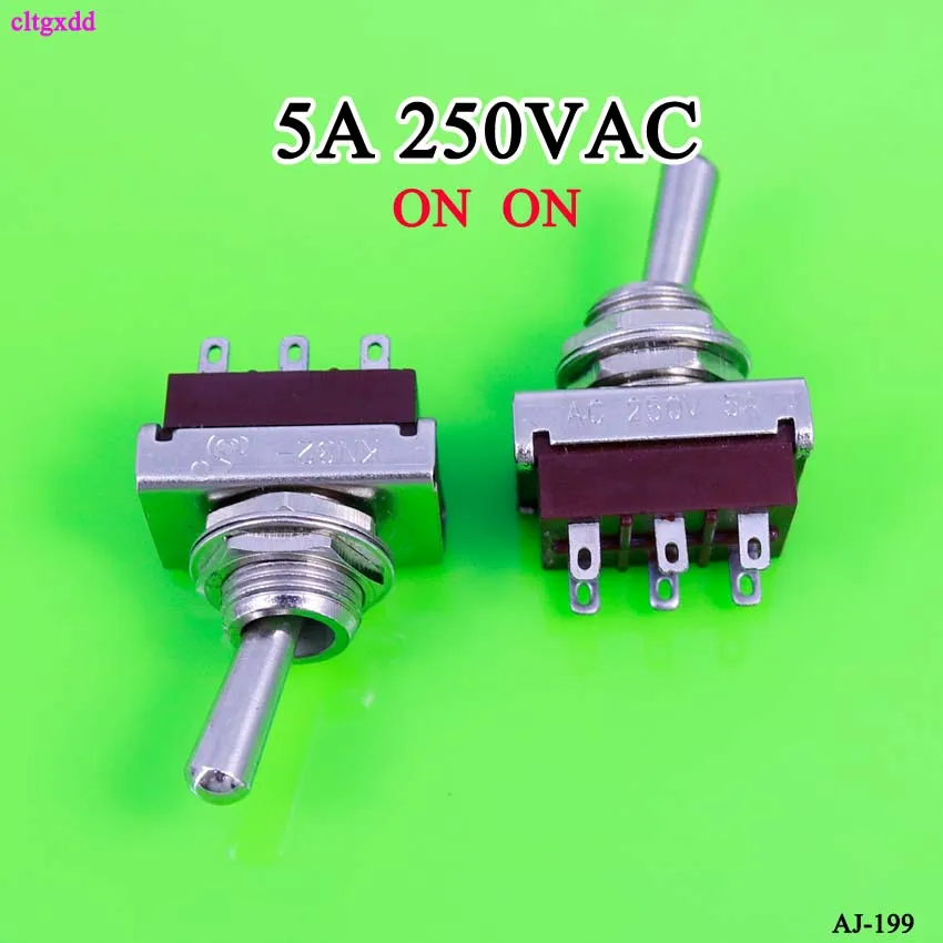 Cltgxdd 1 шт. кнопочный переключатель KN32 и клавишный вкл.-ВКЛ. 6 pin 2 way DPDT 5A AC 250V |