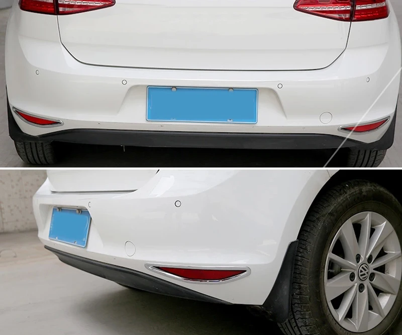 Автомобильный Стайлинг дневная хромированная крышка 2 шт. для VW Volkswagen Golf 7 Mk7 2014 2017