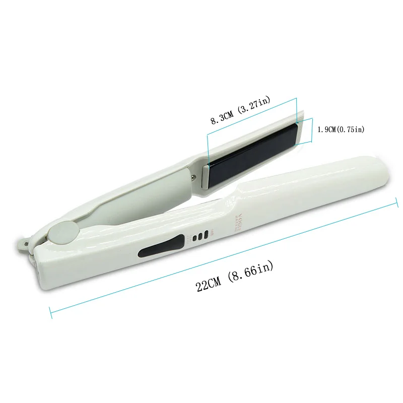 Беспроводные выпрямитель для волос Перезаряжаемые Мини волосы бигуди Утюг