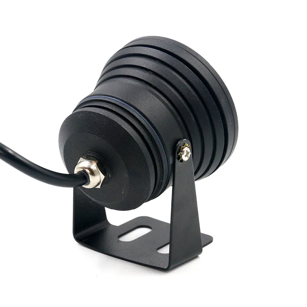 10 W 12 v подводный RGB светодиодный свет 1000LM Водонепроницаемый IP68 фонтан бассейн лампа 16 изменение цвета+ 24key ИК-пульт дистанционного управления