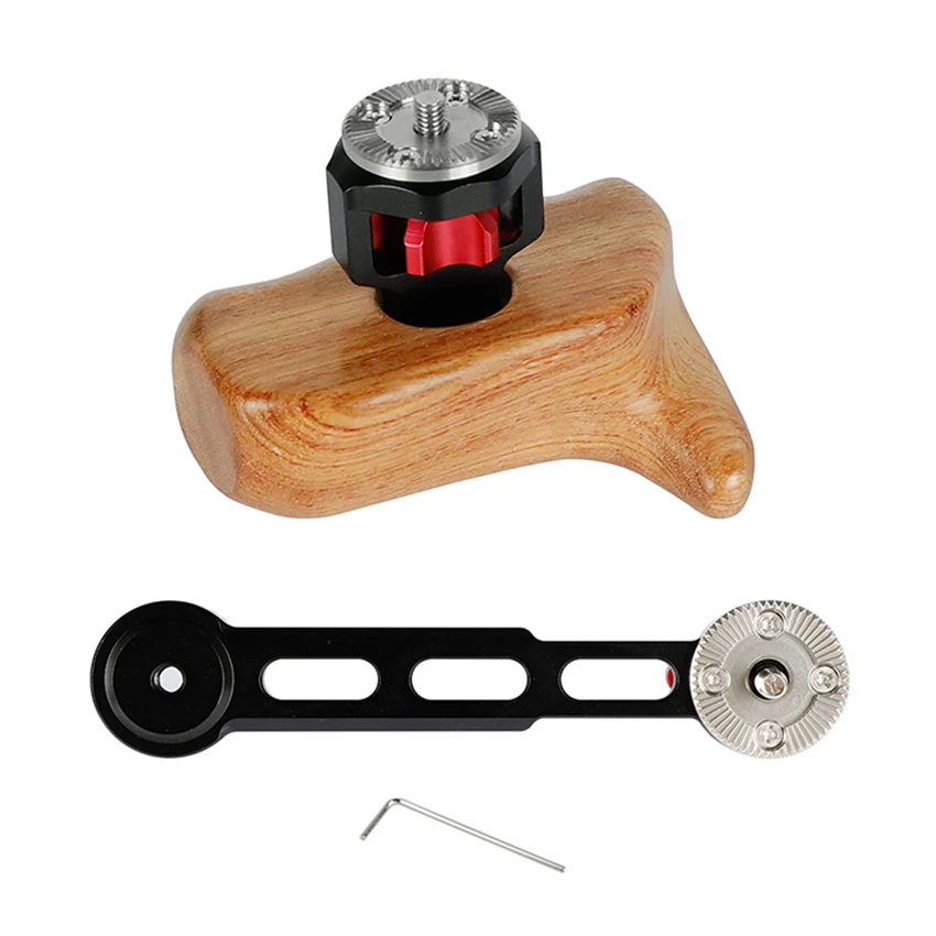 CACAMVATE деревянная ручка (справа) с НАТО направляющей удлинитель для камеры C1697