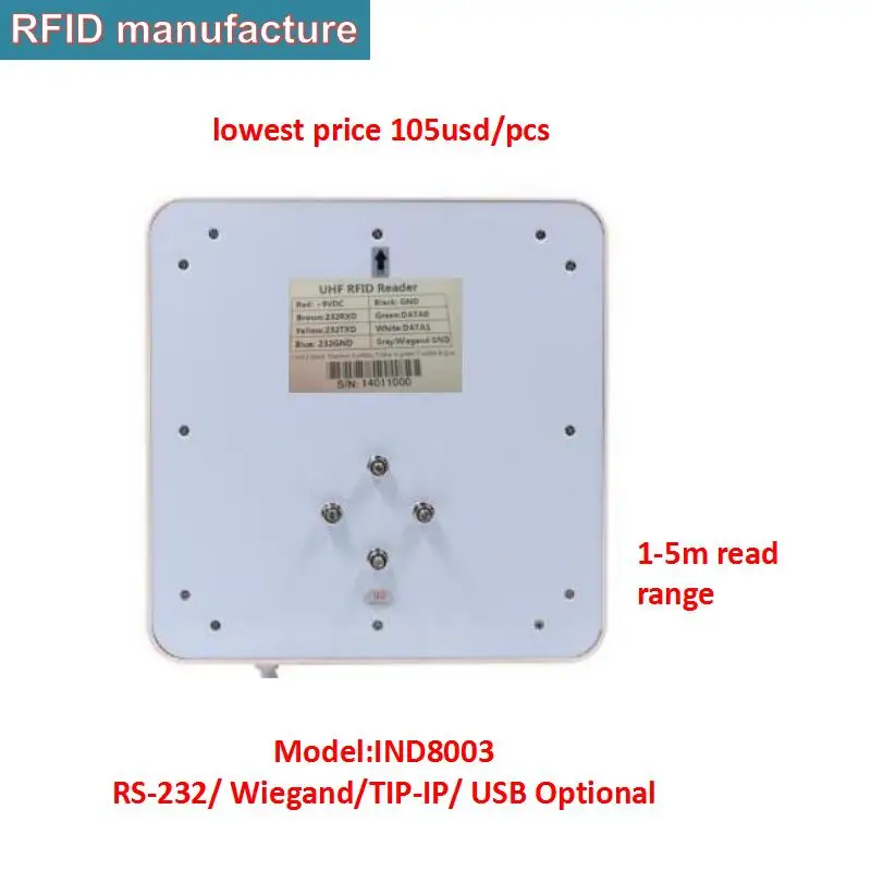 Бесплатный SDK Impinj R2000 интегрированный контроль доступа UHF RFID считыватель с