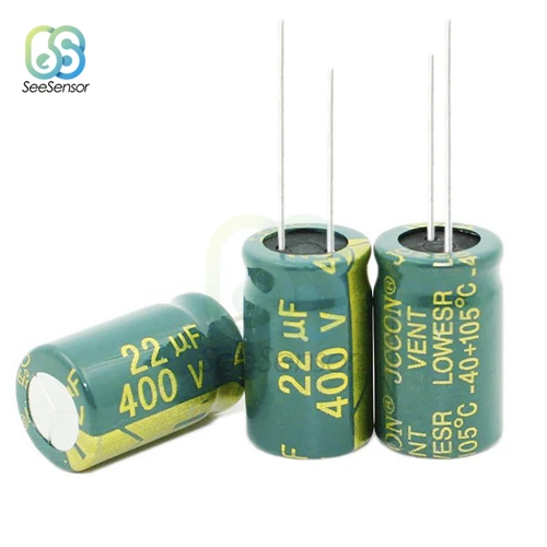400V 22UF 5PCS 100V 250V 400V 450V Алюминий электролитический конденсатор с алюминиевой крышкой, 22 мкФ 47 мкФ 68 мкФ 100 мкФ 120 мкФ 220 мкФ 330 мкФ 470 мкФ 1000 мкФ - Цвет: 400V 22UF 5PCS