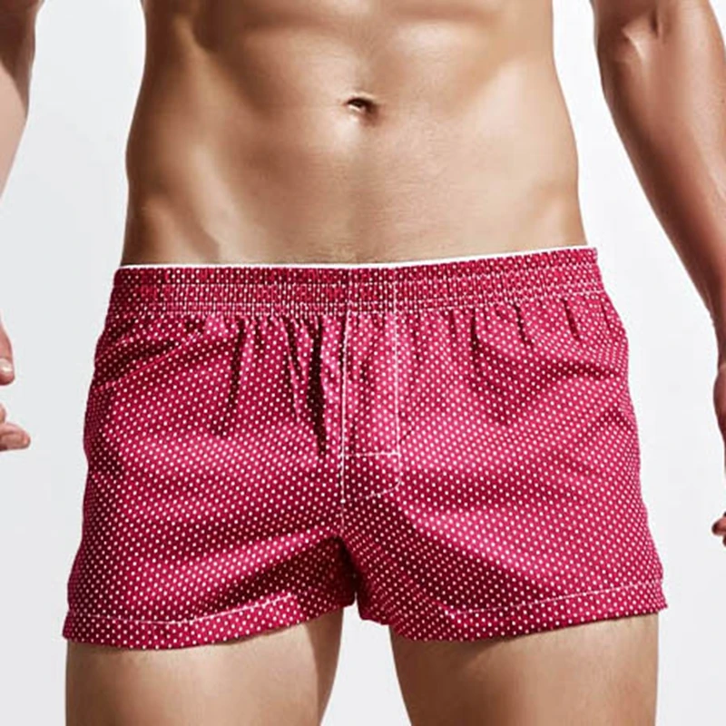 Sbd203 5 бренд Для мужчин Новый боксер в горошек из хлопка Нижнее Бельё для девочек