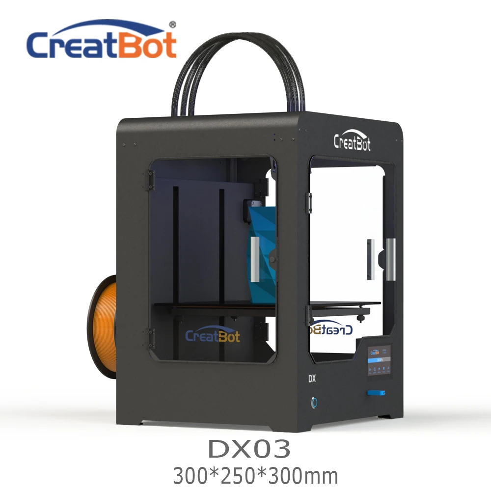 DX03 300*250*300 мм CreatBot 3D-принтеры тройной экструдер дешевые 3D-принтеры s металлический каркас