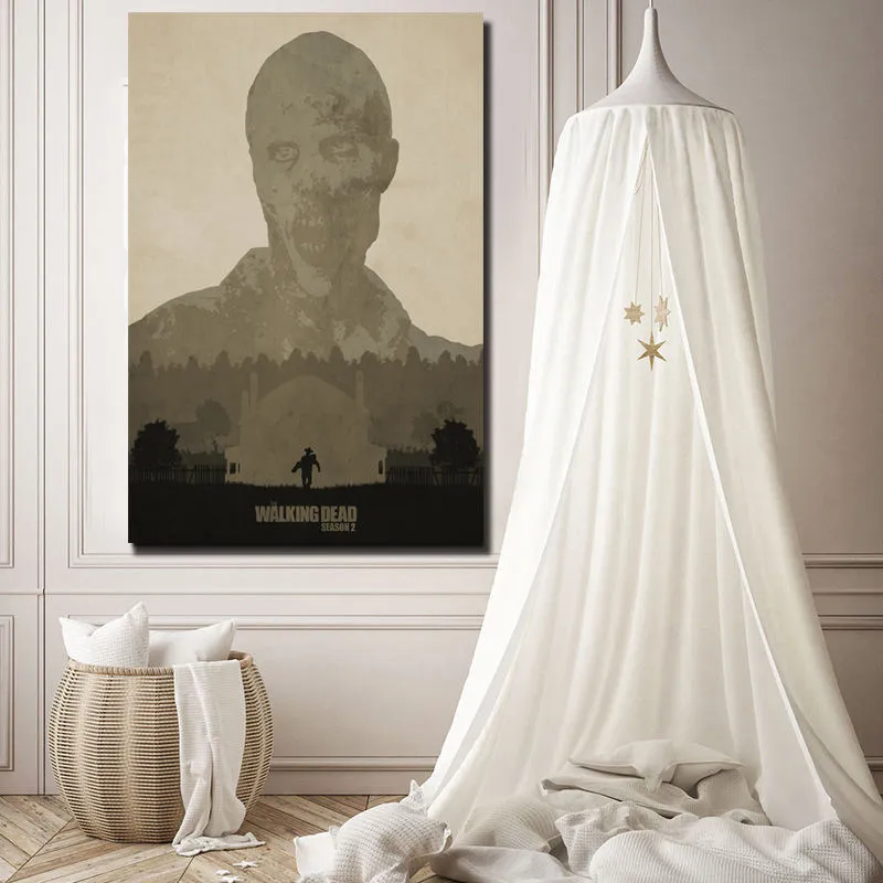The Walking Dead TV HD Canvas Painting Oil Print Poster Wall Art Picture For Living Room Bedroom Home Decoration | Дом и сад