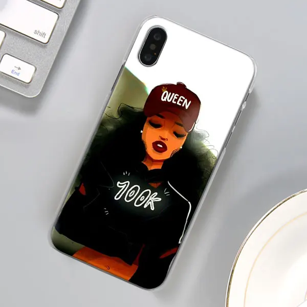 15 Черная девочка меланин Poppin queen чехол для телефона для Apple iPhone X XR 7 8 Plus 6 6s Plus XS MAX 11 Pro Max SE чехол для телефона Coque - Цвет: 15