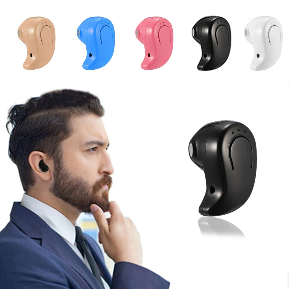 S530 мини Беспроводной Bluetooth наушники в ухо Беспроводные спортивные наушники с микрофоном наушники-гарнитура наушники для IPhone 8 X samsung