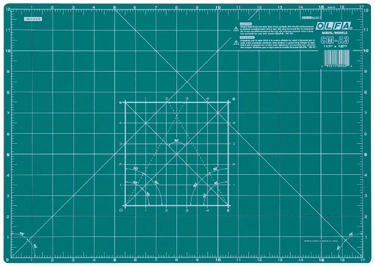 

2021 Real Promotion Imported From Japan Olfa Love Unilever - A3 Carved Plate Cutting Mat Automatically Mark The Board