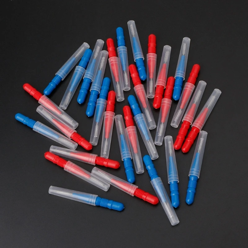 30 шт. зубная нить для чистки зубов|interdental brush toothpick|dental interdental brushesbrush toothpicks |