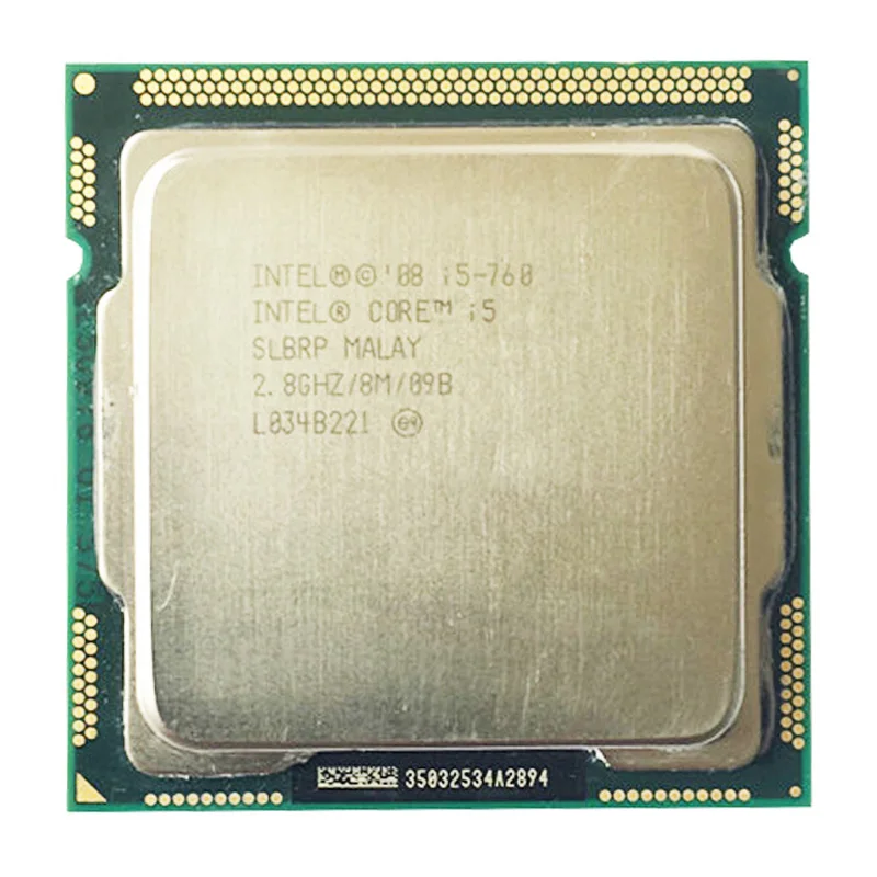 Процессор Intel Core i5 760 2 8 ГГц Мб четырехъядерный кэш разъем LGA1156 45 нм для настольного