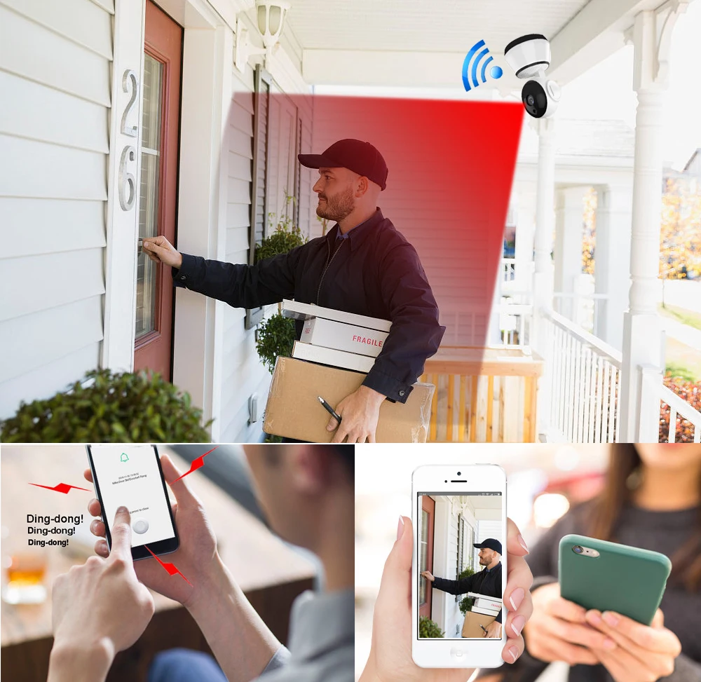 Yobang Securitty приложение управление Wi-Fi домашняя охранная сигнализация домашняя система видеонаблюдения Система безопасности Дым пожарный датчик видео IP камера сирена