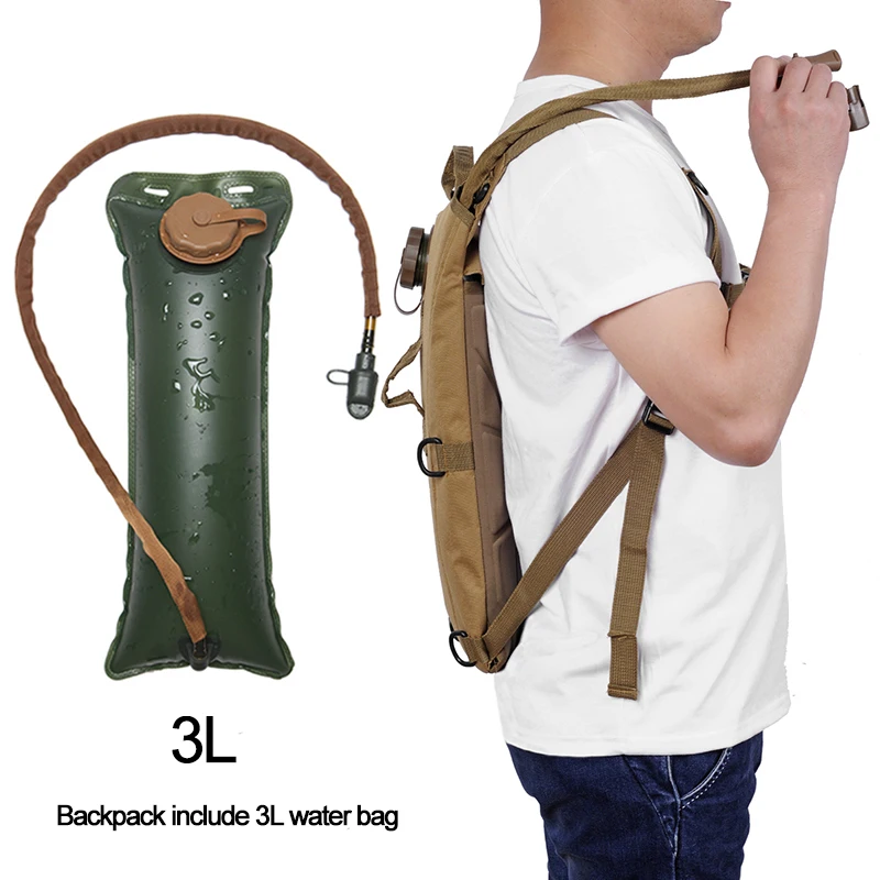 3L Тактический рюкзак для гидратации, сумка для воды сумка для бутылки пузыря, мужская и женская Беговая велосипедная походная сумка для воды питьевая система
