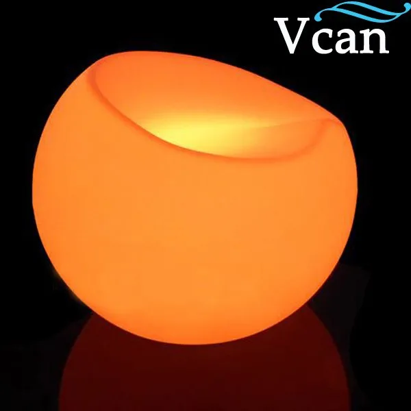 Пластиковый светодиодный светильник для помещений и улицы изменение цвета пульт