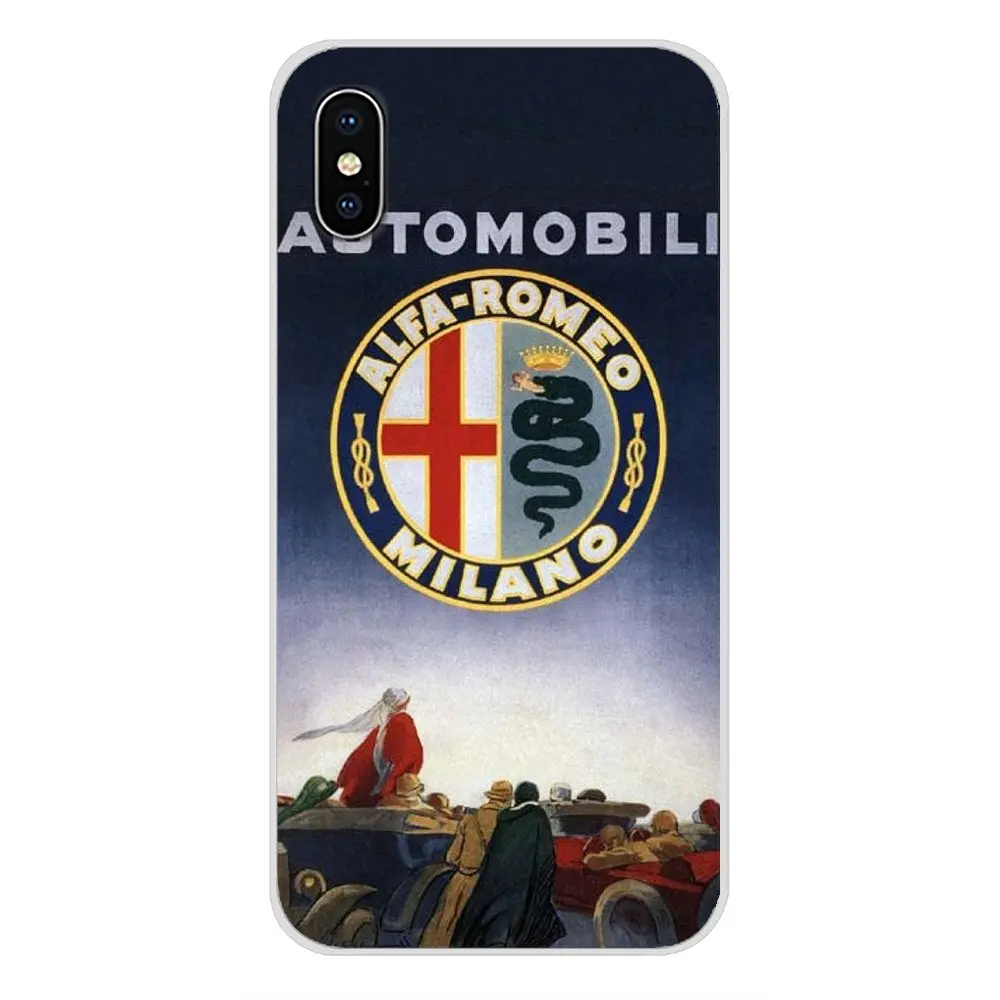Аксессуары чехлы для телефонов с логотипом Alfa Romeo Huawei Mate Honor 4C 5C 5X 6X 7 7A 7C 8 9 10 8C 8X 20 Lite