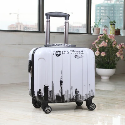Чемодан на колесиках диагональю 18 дюймов|luggage spinner|rolling luggagebrand suitcase |