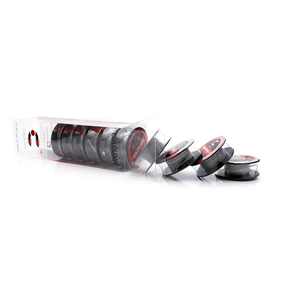 Coilology три Core Fused Clapton NI80 катушки для электронной сигареты RDA RBA проволока