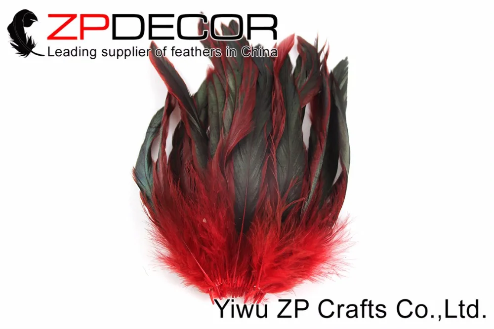 ZPDECOR 200 шт./лот 15 20 см (6 8 дюймов) ручной выбор красная половина бронза Петух Coque