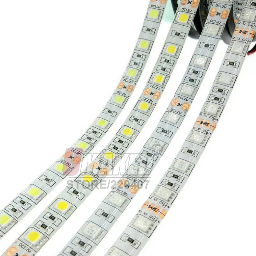 Водонепроницаемая светодиодная лента 5050 SMD 5 м 12 В fexible Светодиодная 60