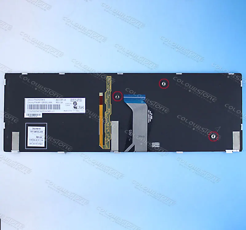 Оригинальная Русская клавиатура для ноутбука lenovo Ideapad Y500 Y500N Y510p серии RU черная клавиатура с подсветкой