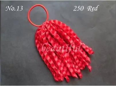 

16Pcs 10 strip Grosgrain Ribbon Braid Ponytail Streamers korker Elastic, Pinwheel HairBows/Hair Clips