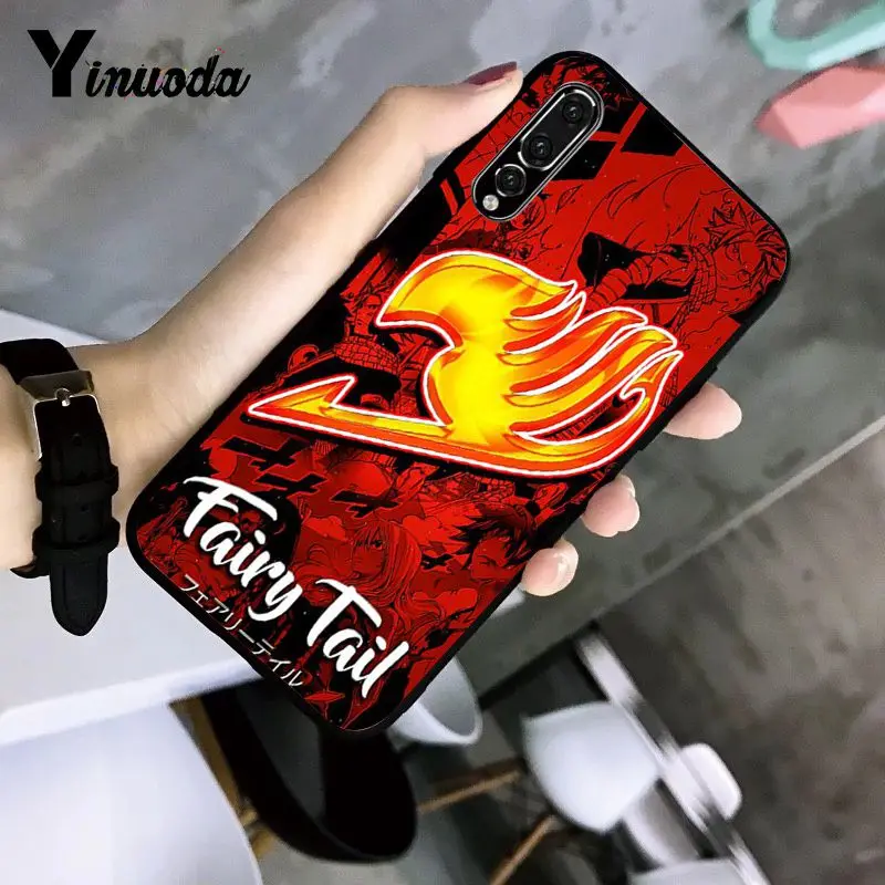 Yinuoda Аниме Манга Сказочный Хвост Логотип Мягкий силиконовый чехол для телефона