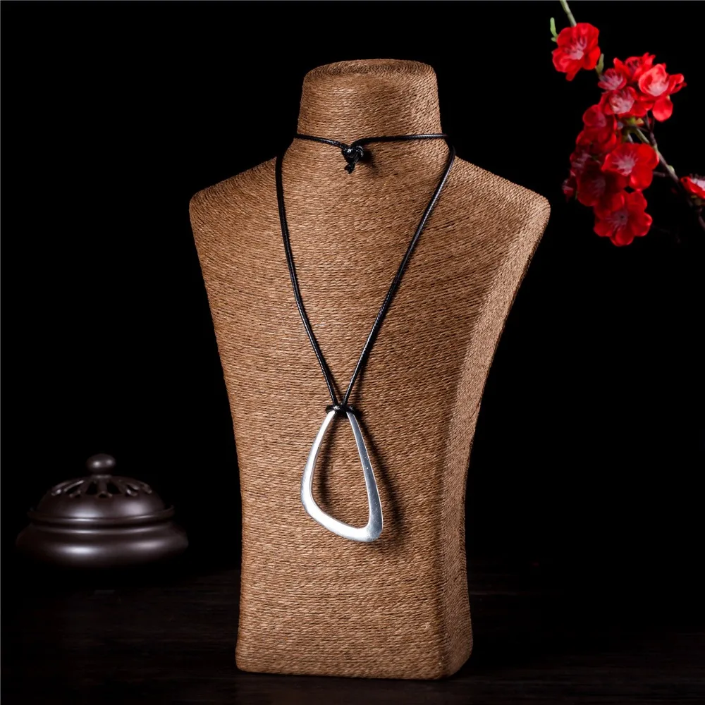 Новинка 2017 мужчин основа для кулонов и ожерелья Винтаж Треугольники Кулон