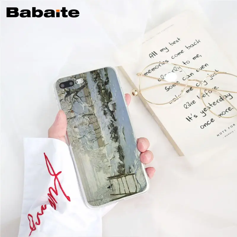 Babaite Клода Мона картина маслом Подсолнух чехол для телефона для iphone 11 Pro 11Pro Max X XS MAX 6 6s 7 7plus 8 8Plus 5 5S SE XR