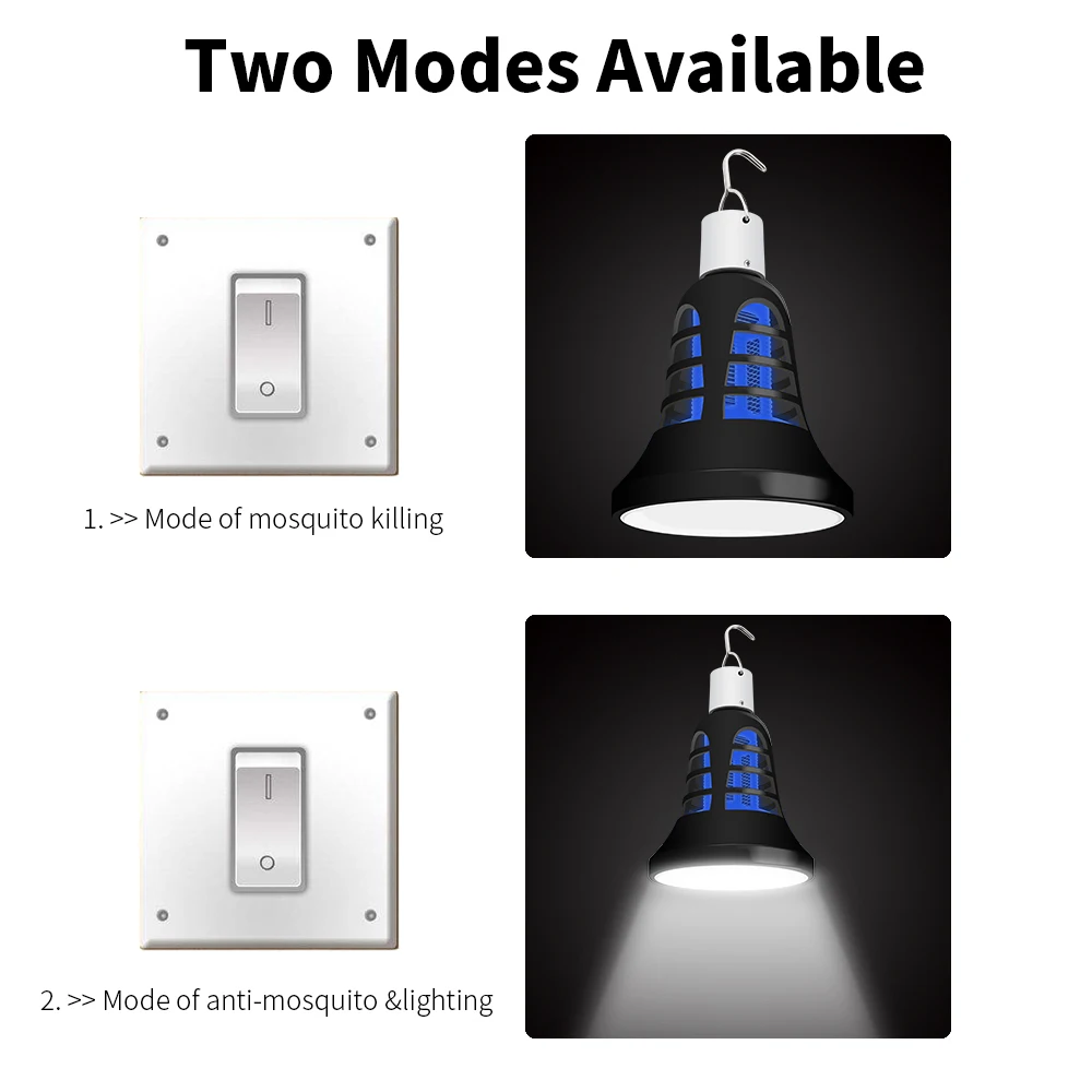 Электрическая лампа-ловушка для комаров светодиодный ночсветильник с