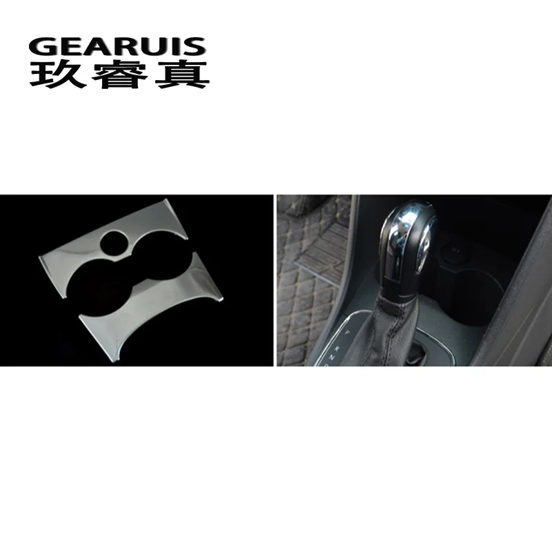 

Автомобильный Стайлинг для Volkswagen vw POLO 2011-2017, держатель для стакана воды, декоративная отделка, наклейки, крышка, интерьер, автомобильные аксессуары