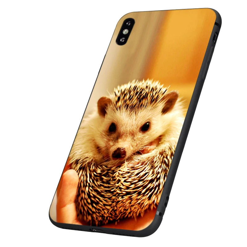 Черный чехол из ТПУ для iphone 5 5s se 6 6s 7 8 plus x 10 силиконовый XR XS 11 pro MAX с милым рисунком