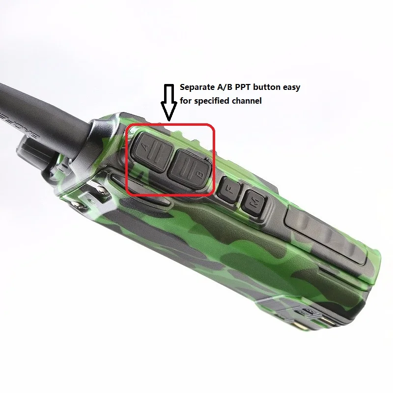 Baofeng walkie talkie BaoFeng UV-82 PTT Portable Ham CB Radio 136-174/400-520 MHz FM Two way Radio Transceiver walkie talkie